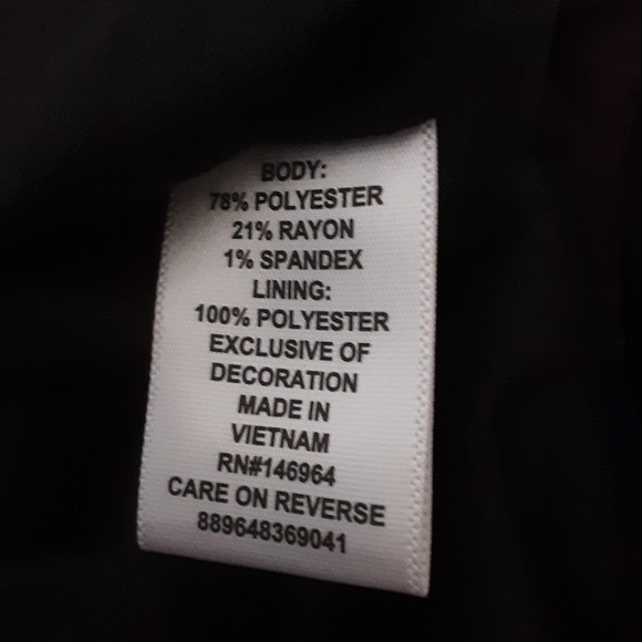 Elle Bell Sleeve V-Neck A-Line Dress Medium Flowy Boho Chic Workwear Cocktail - Picture 7 of 7